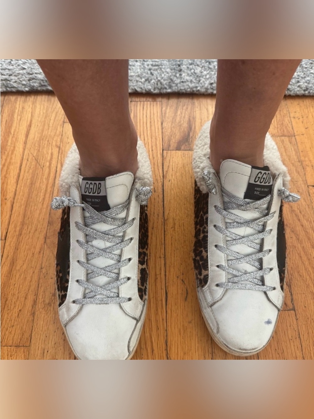 Authentic Golden Goose Shearling Sabot size 11/42